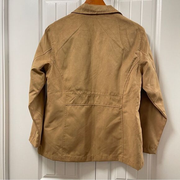 Vintage Oversized Faux Suede Jacket Tan – S - Picture 5 of 13